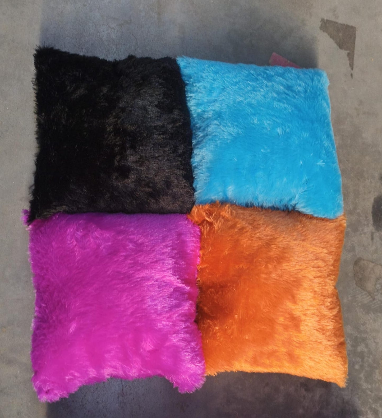 Super Soft Fluffy Cushion Pillow (1 Pc, Mix Color)