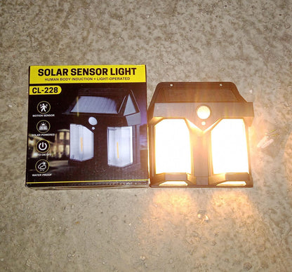 Outdoor Solar Wall Lamp Waterproof High Quality Induction Garden Night Lamp 1 Pc