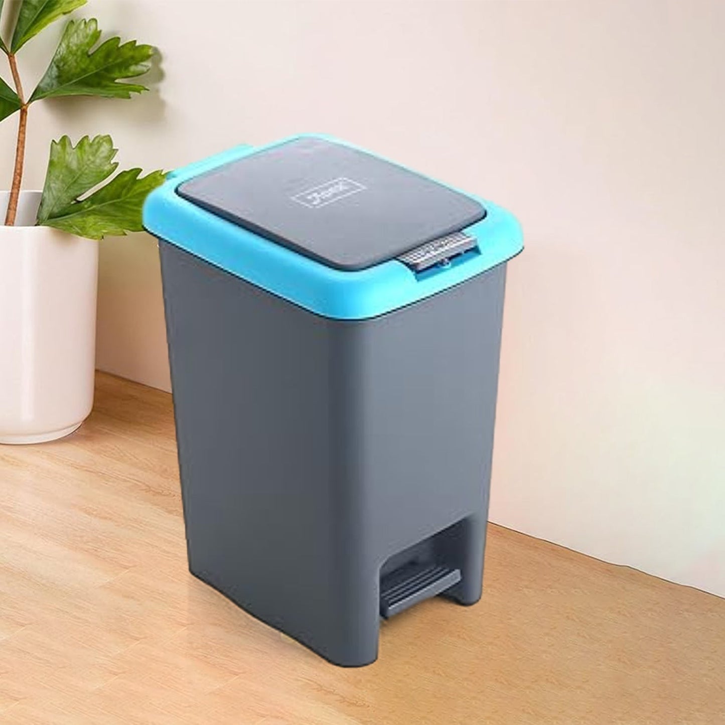  Apex Plastic Push Pedal Dust Bin 6.5L - main
