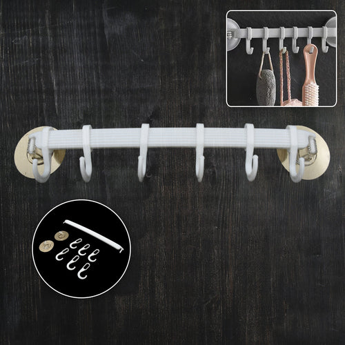 1 Pc Bath Towel Hanger Wall Mounted Towel Holder Rack for Kitchen Bathroom