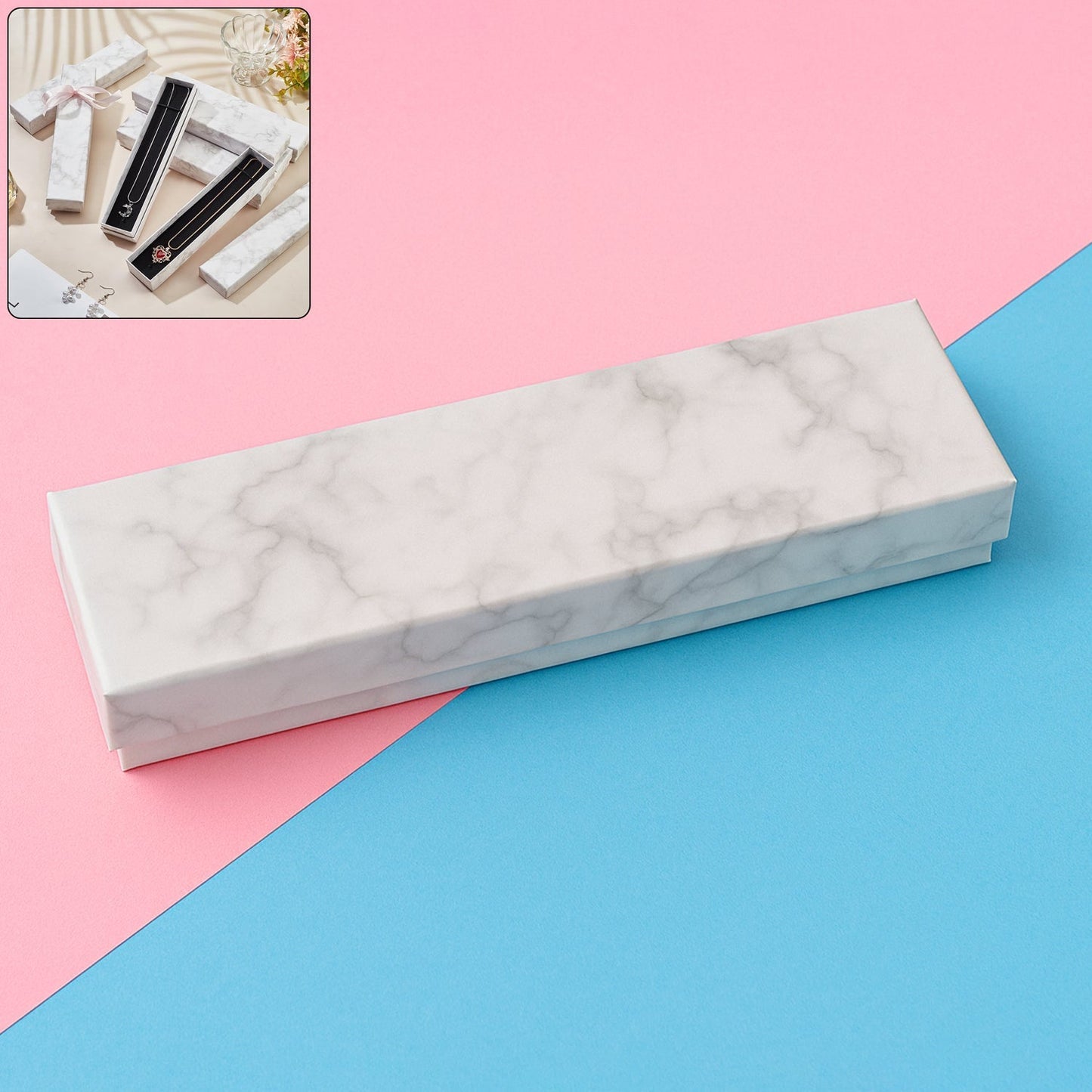 Empty luxury gift box with velvet insert for bangle bracelet India