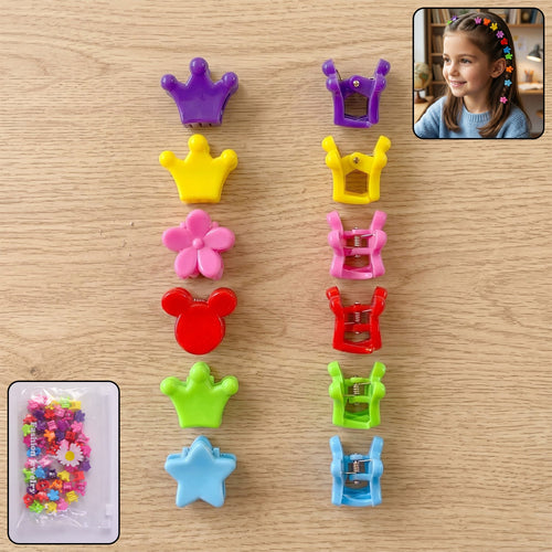 mini hair claw clips set