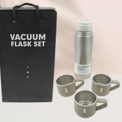  Stainless Steel Vacuum Flask Set 500ml - key feature close-up