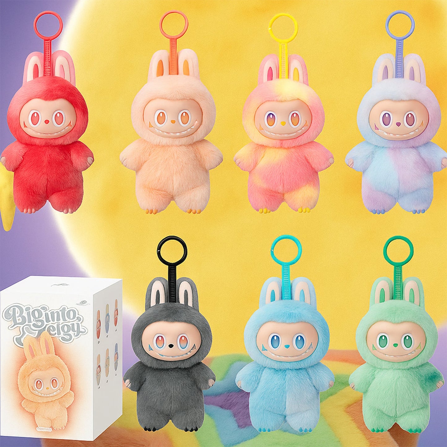 mini plush toy keychain for kids and adults
