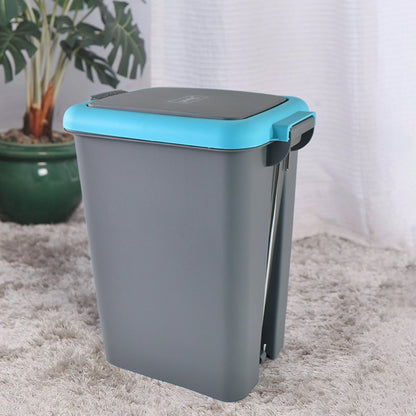  Apex Plastic Push Pedal Dust Bin 6.5L - feature