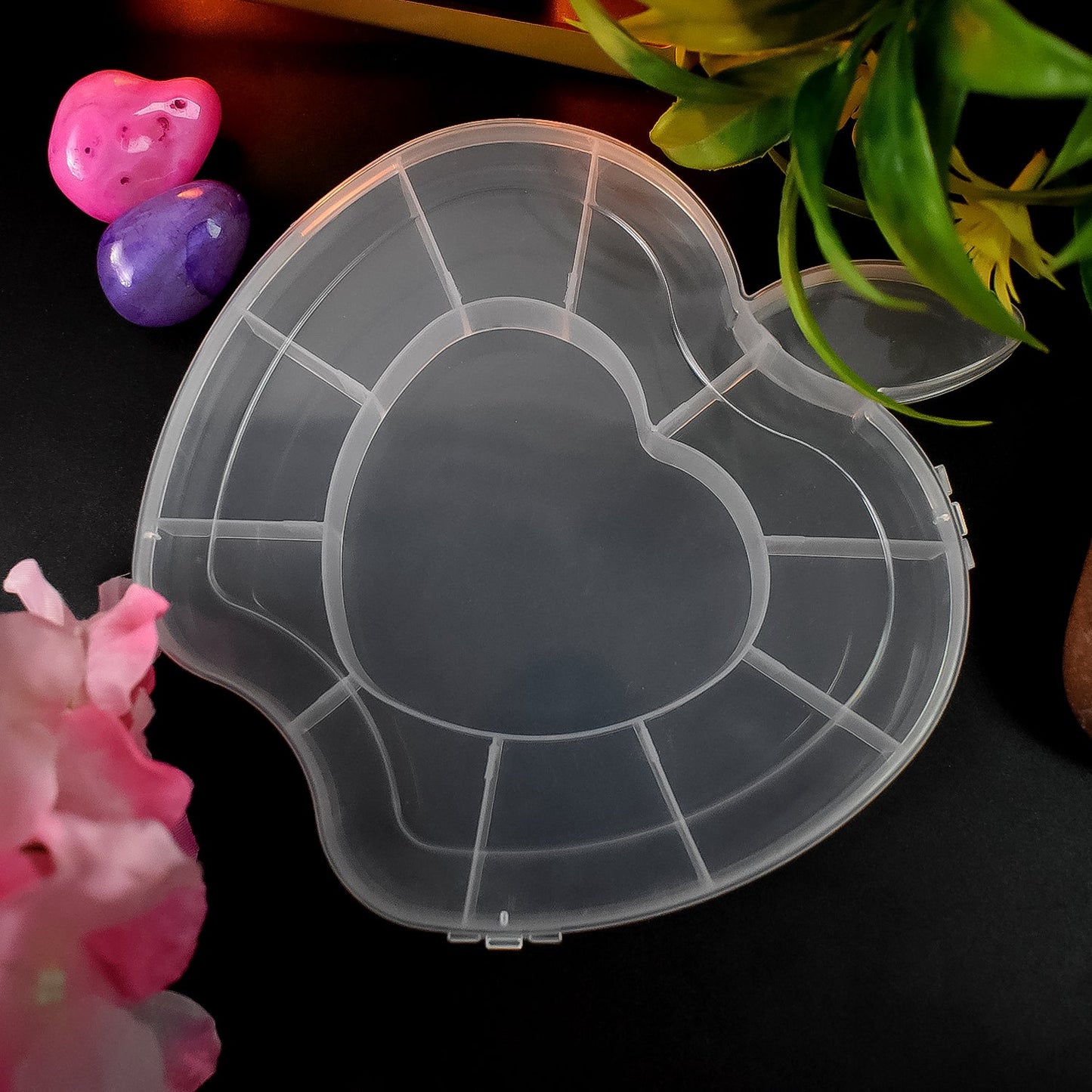 Apple-shaped plastic storage box for rings earrings and small jewellery India