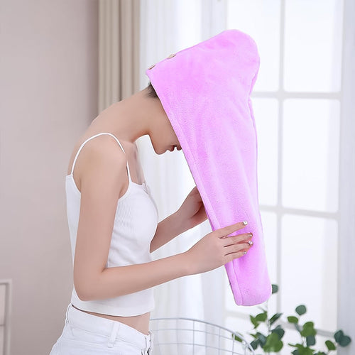  Quick Turban Hair-Drying Absorbent Microfiber Towel - main product shot