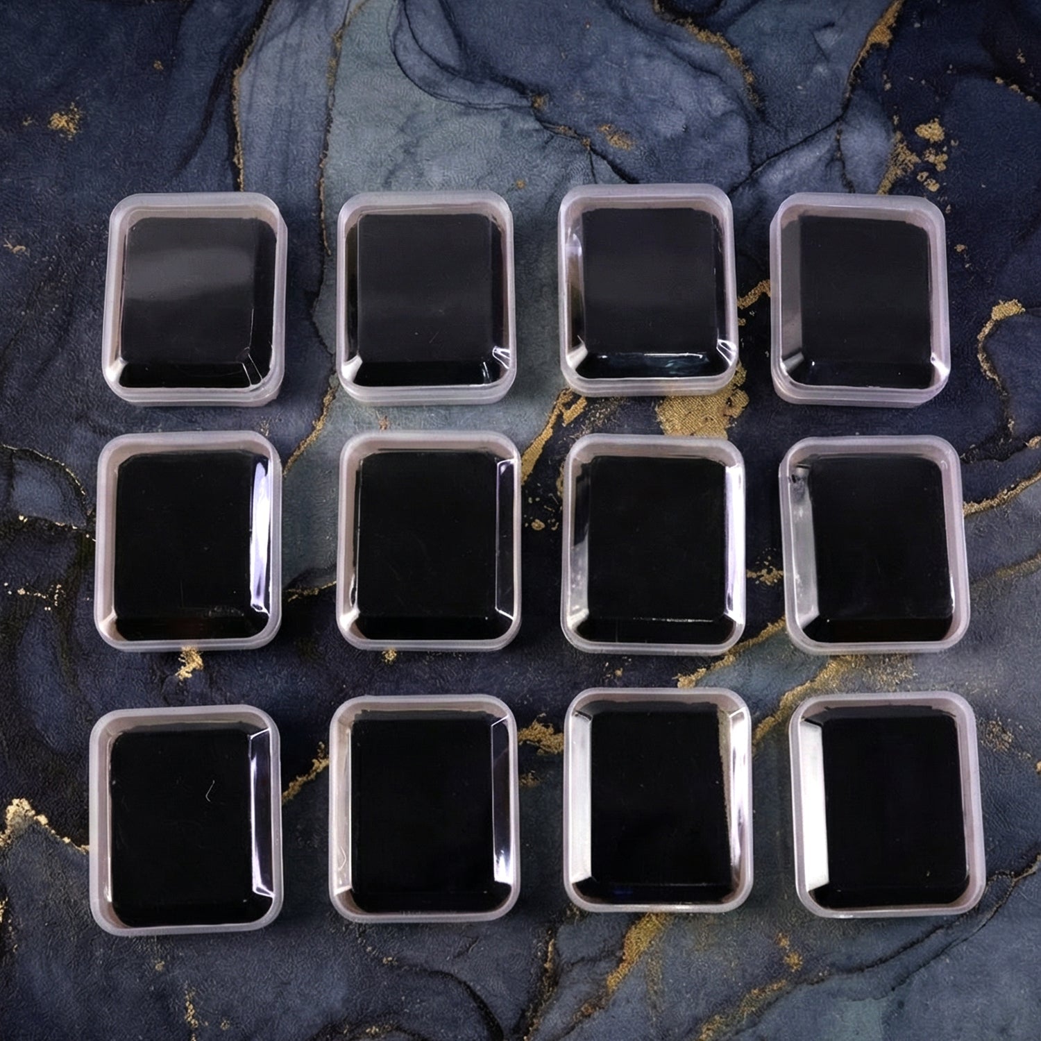 Mini jewellery box 12 pcs back view India
