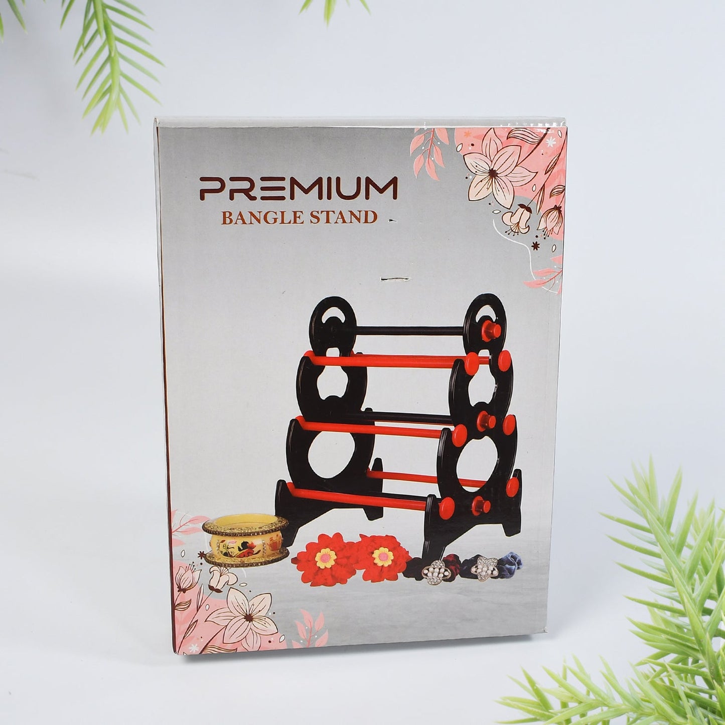 Elegant bangle display stand for Navratri and festive decoration