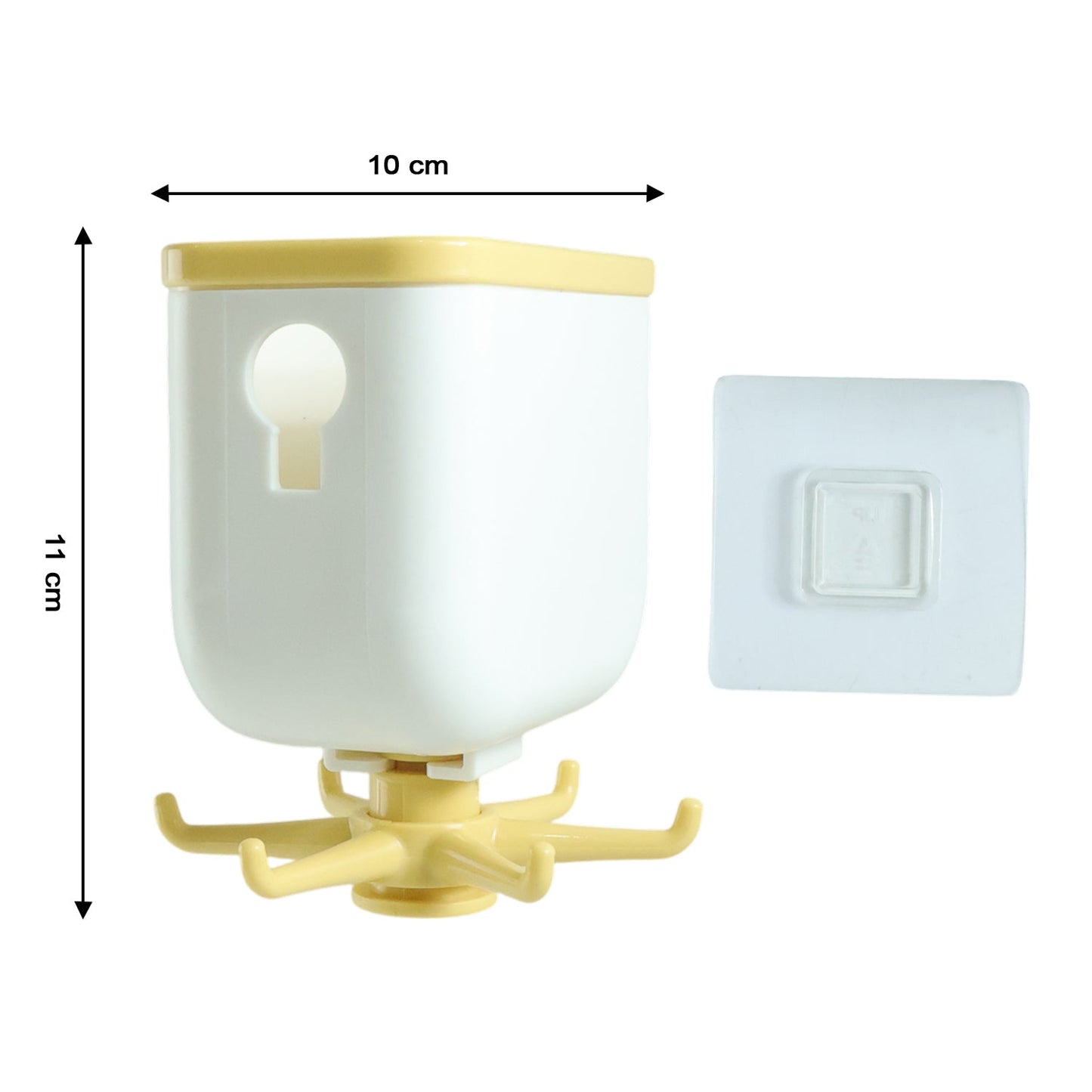 360° Rotating Storage Heavy Duty Sticky Wall Hook (1 Pc)