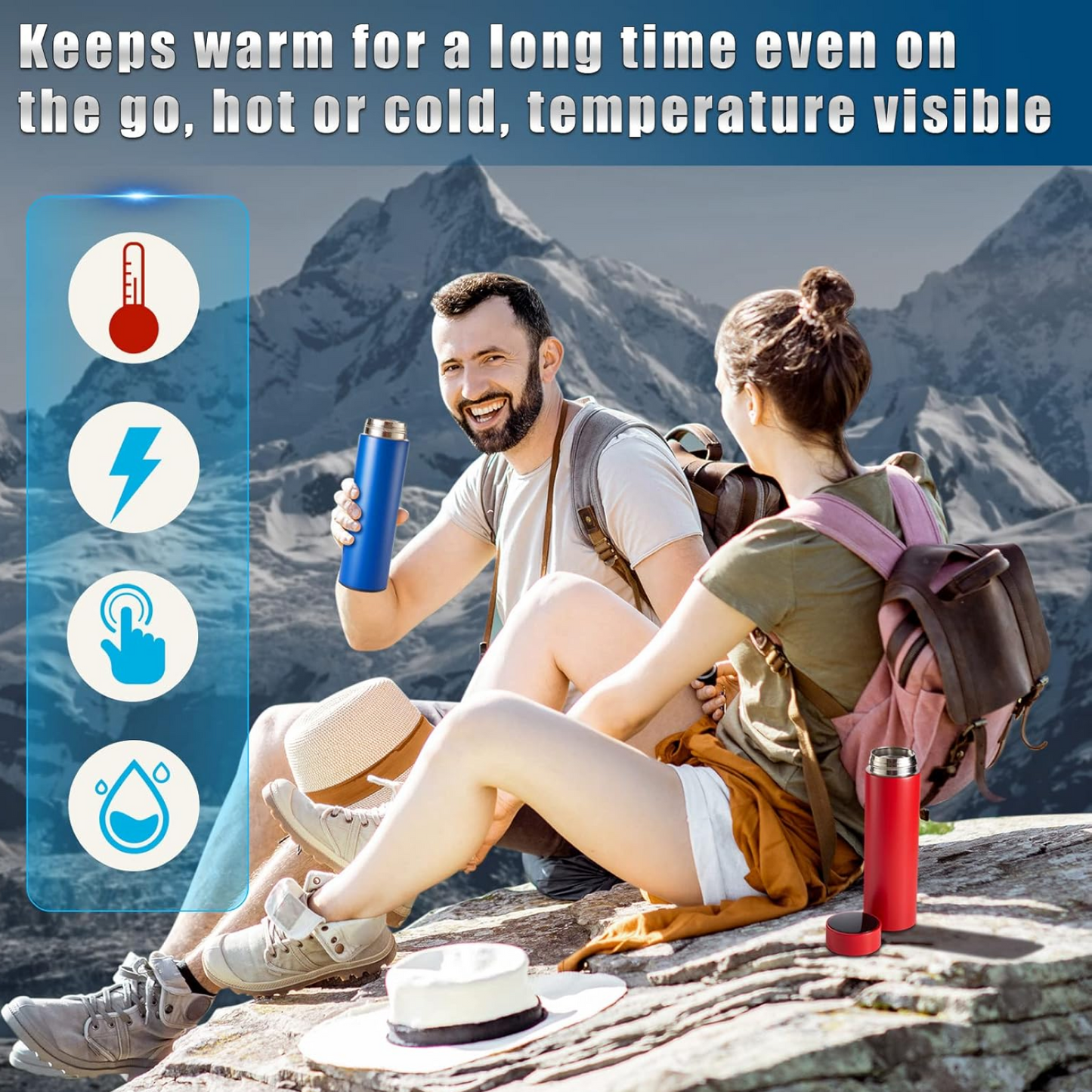  Vacuum Insulated Water Bottle LED - packaging