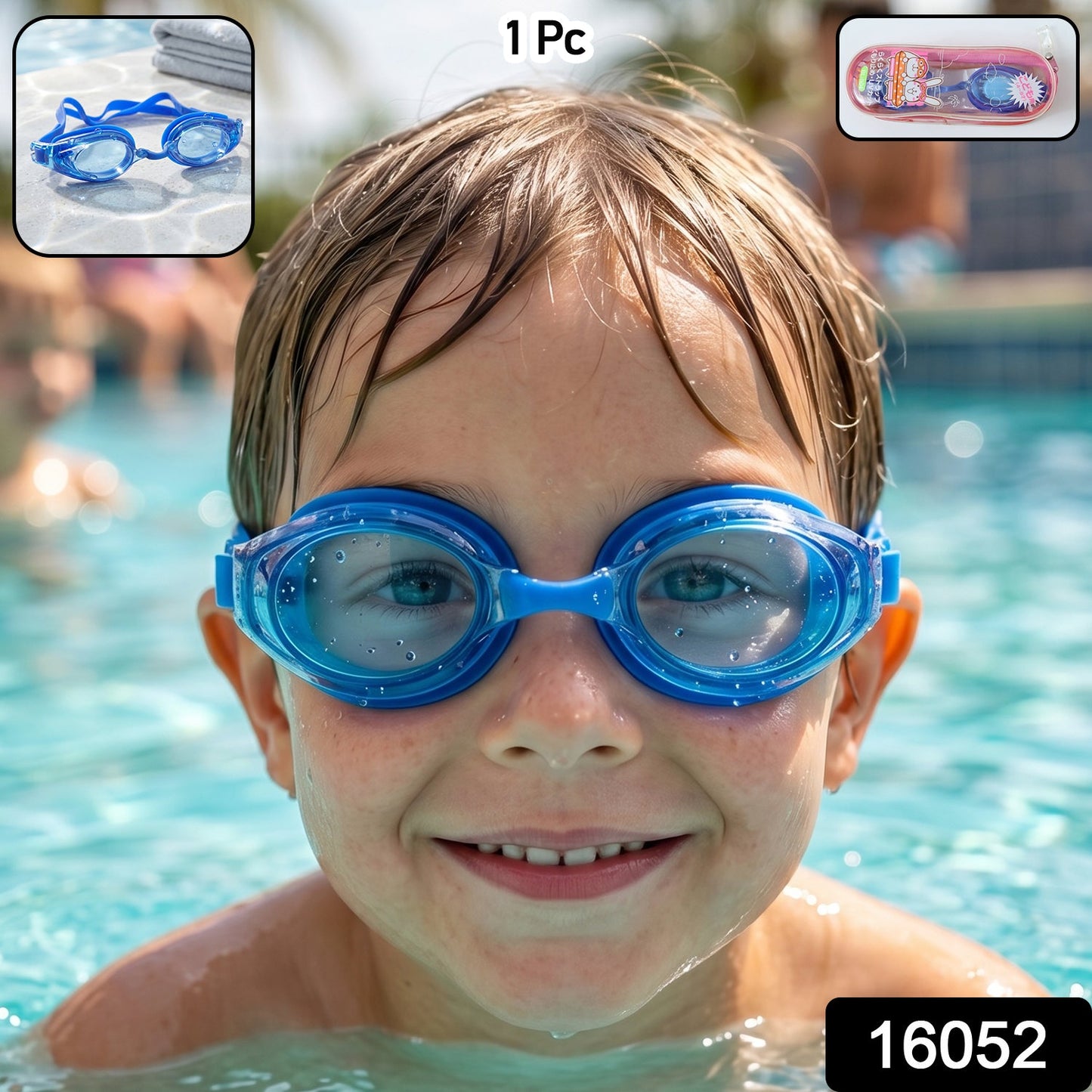 soft cushioned kids swim goggles pool use