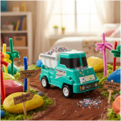 kids play dumper truck