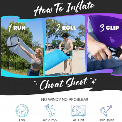  Portable Camping Inflatable Lounger Sofa - lifestyle