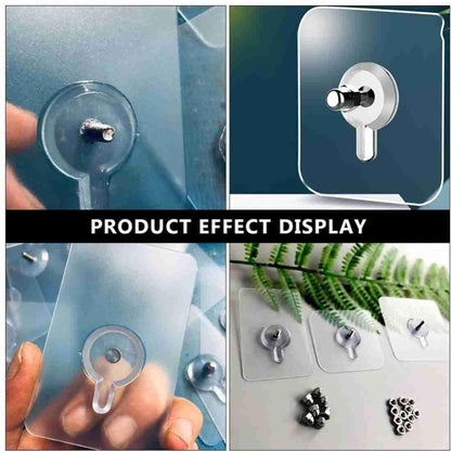 NO DRILLING SCREW WALL HOOKS |🔥PACK OF 10 PCS🔥