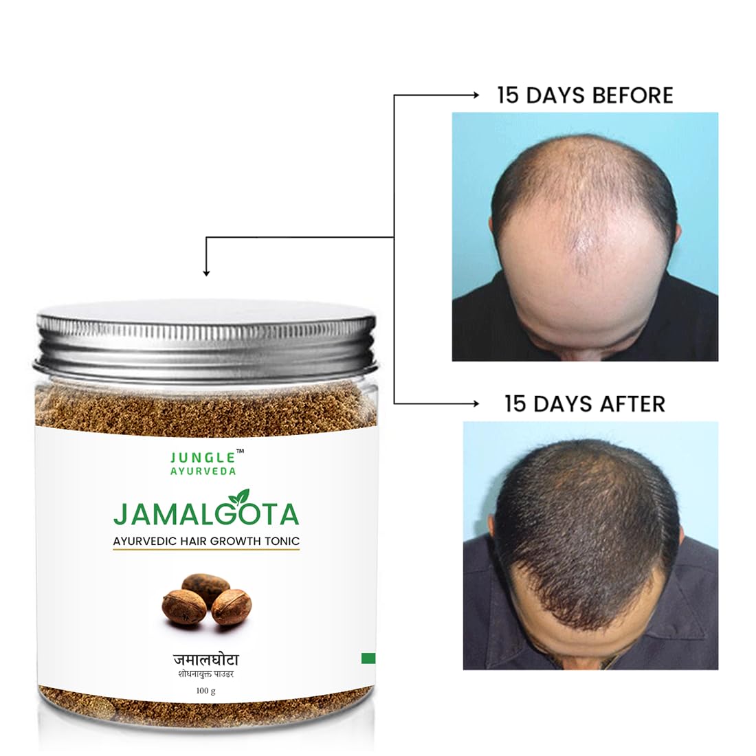 Jamalgota Ayurvedic Hair Growth Powder