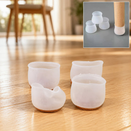 Premium Silicone Furniture Feet Pads (4 Pc Set / Mix Color)
