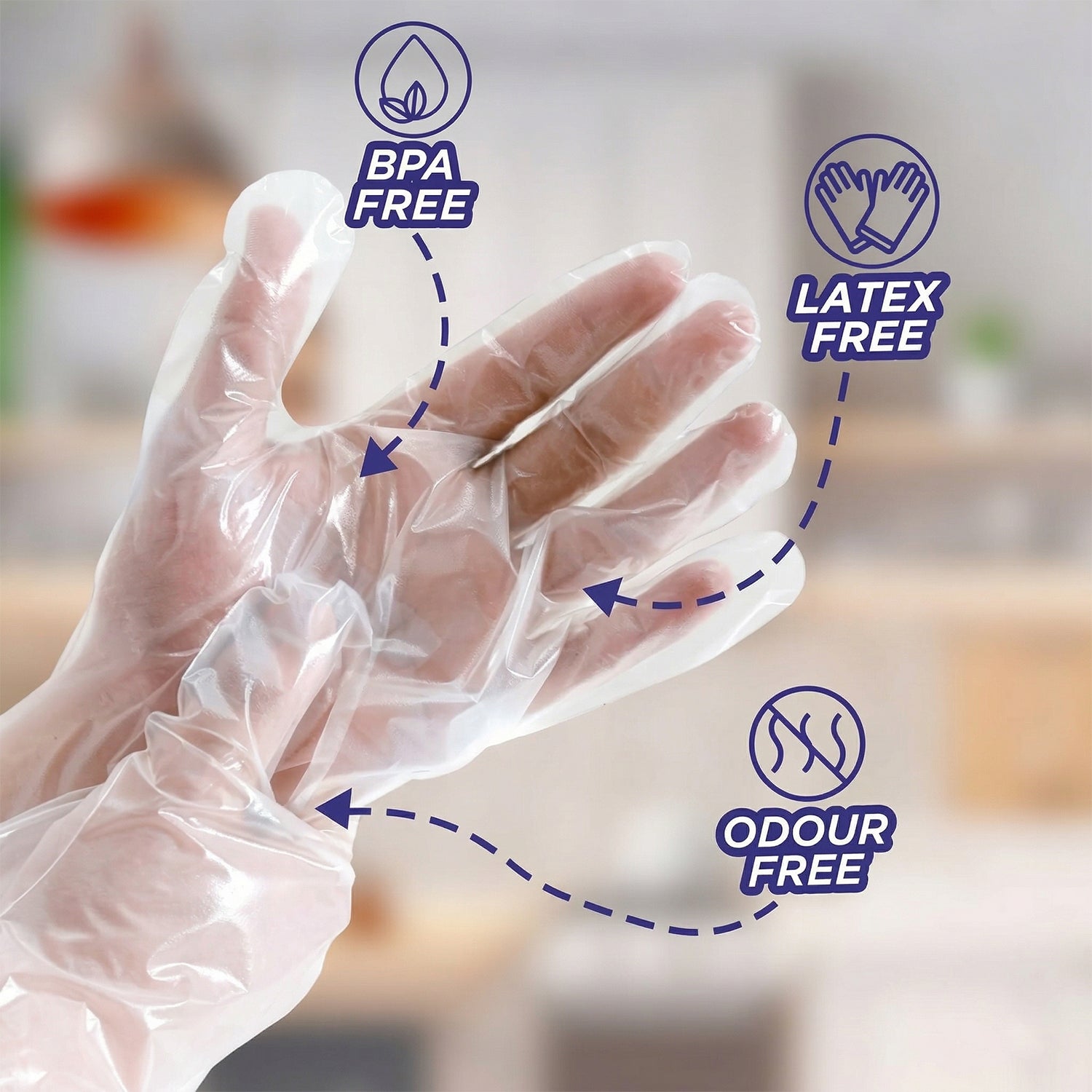 single use plastic gloves