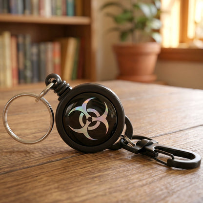 Safety Anti-Lost Retractable Keychain with Durable Reel Clip (1 Pc / Big)