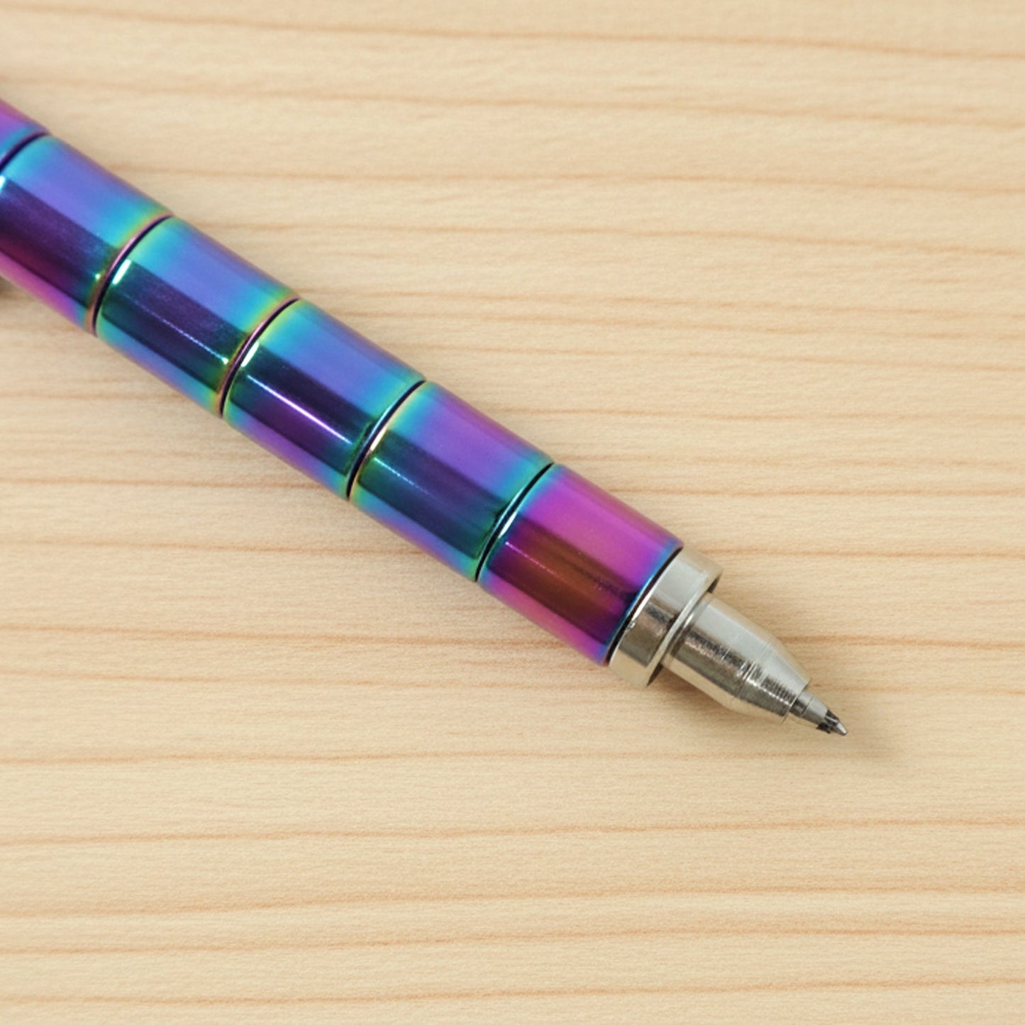 Magnetic Metal Writing Pen with Fidget Spinner Function - 1 Pc