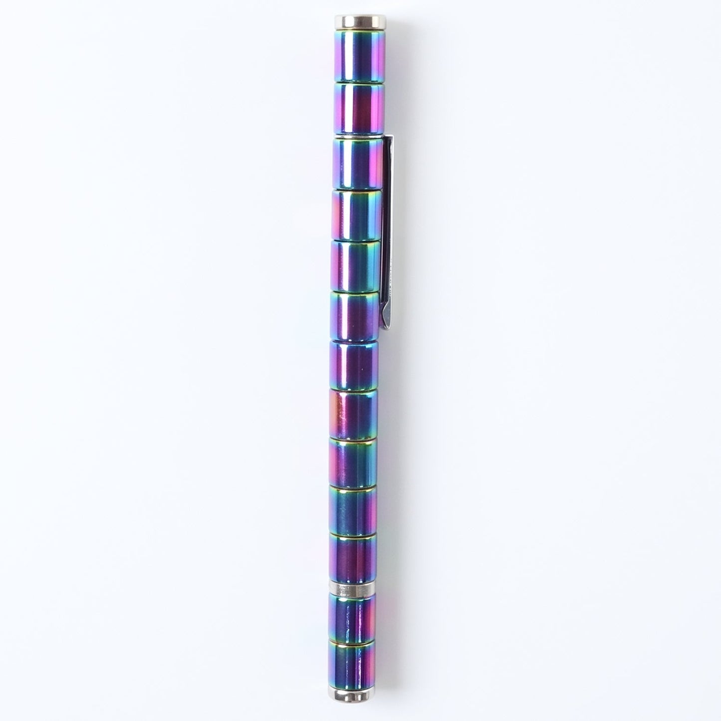 Magnetic Metal Writing Pen with Fidget Spinner Function - 1 Pc