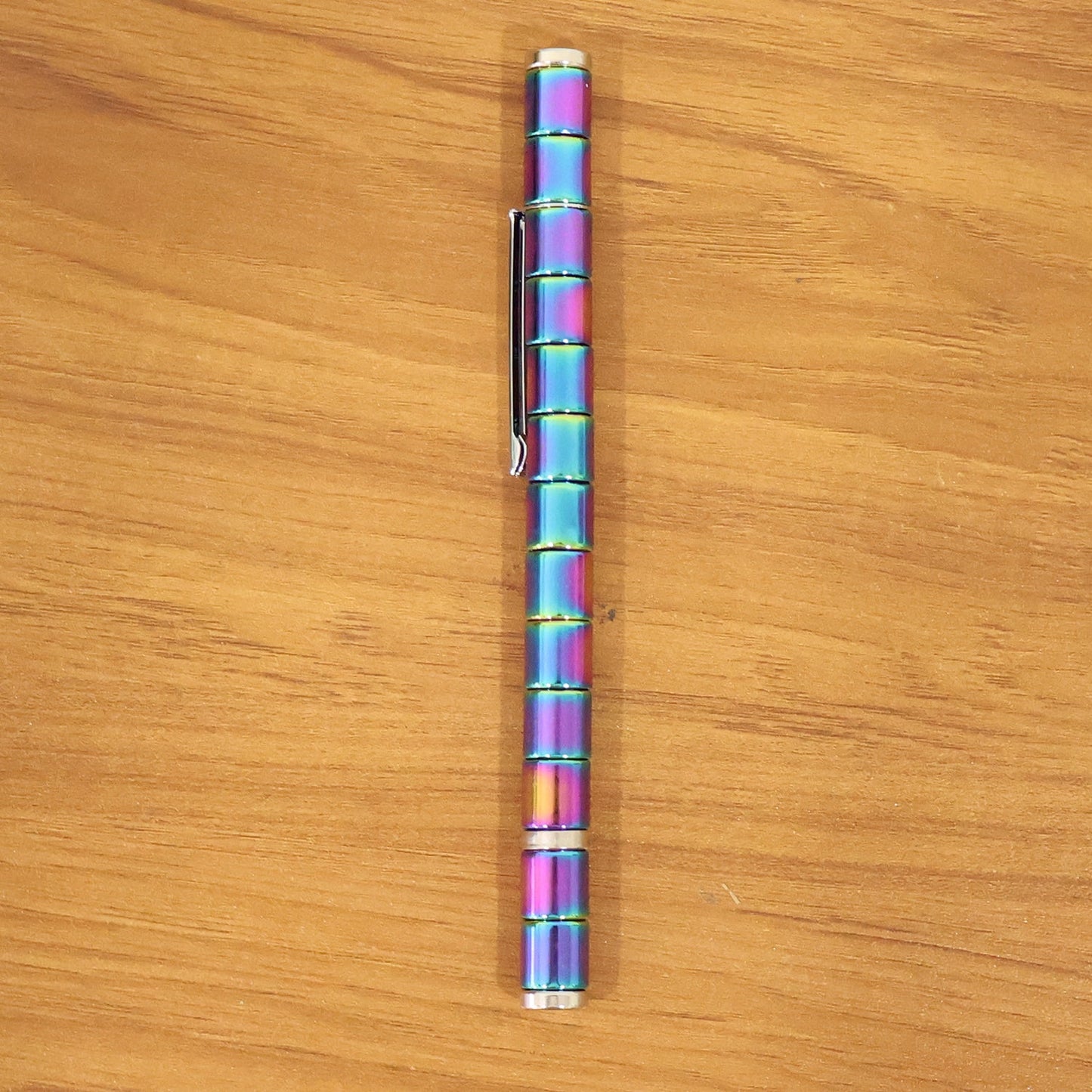 Magnetic Metal Writing Pen with Fidget Spinner Function - 1 Pc