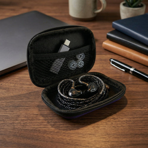 Earphones gadget carry pouch