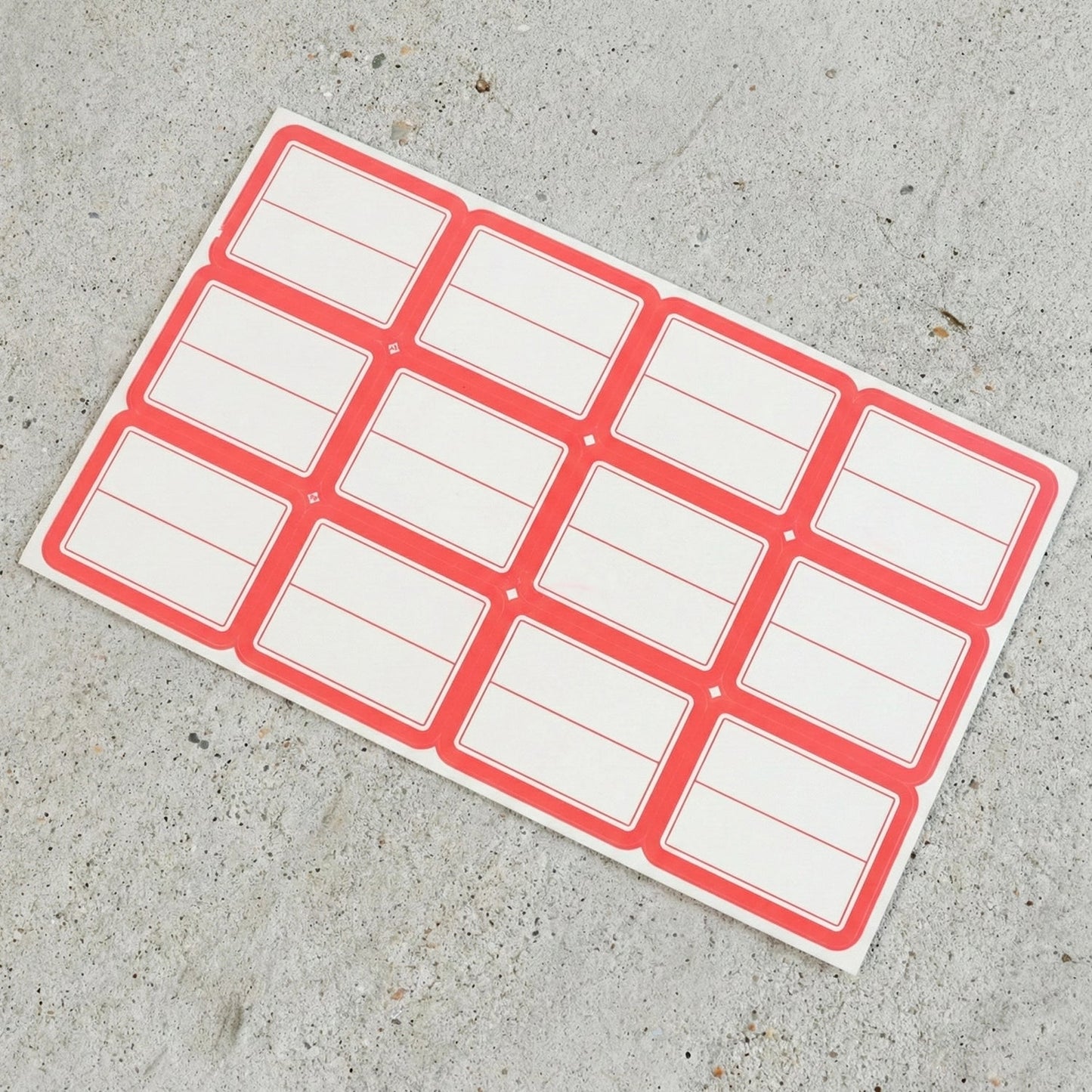 1 Sheets Self-Adhesive Label Stickers