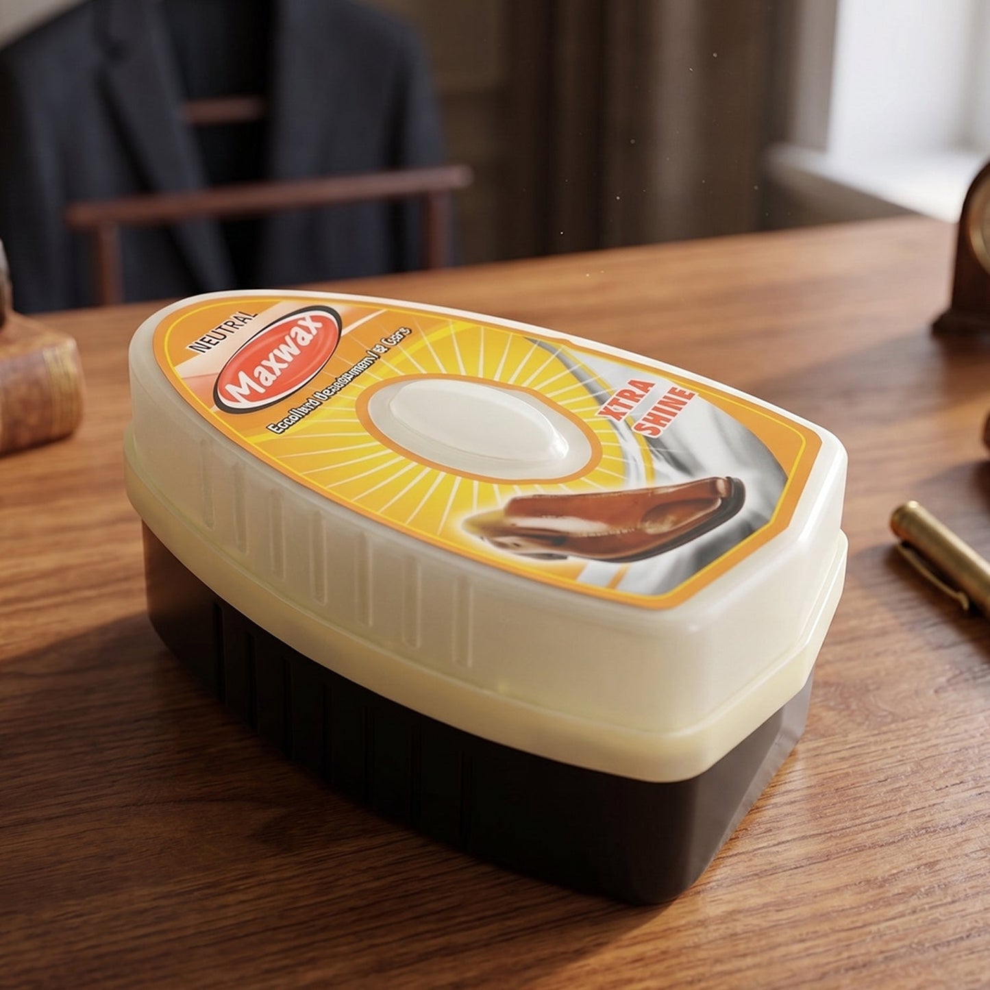 leather shoe shine tool