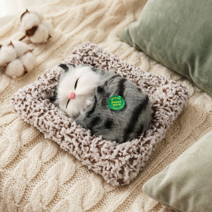 Decor Cat Open Eye Showpiece (1 Pc)