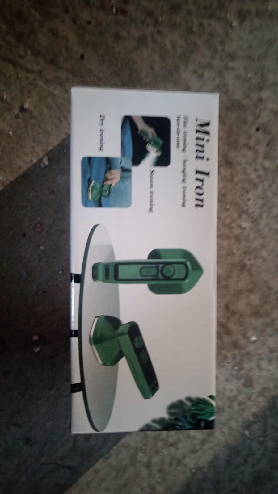  Mini Steamer Iron 2-in-1 Portable Travel Friendly - alternative angle
