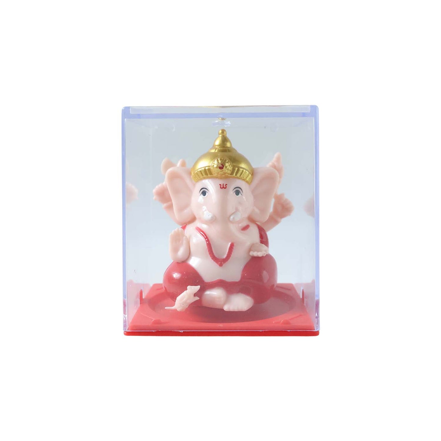 Small Hand-Moving Ganesha Idol with Rotating Hands (1 Pc)