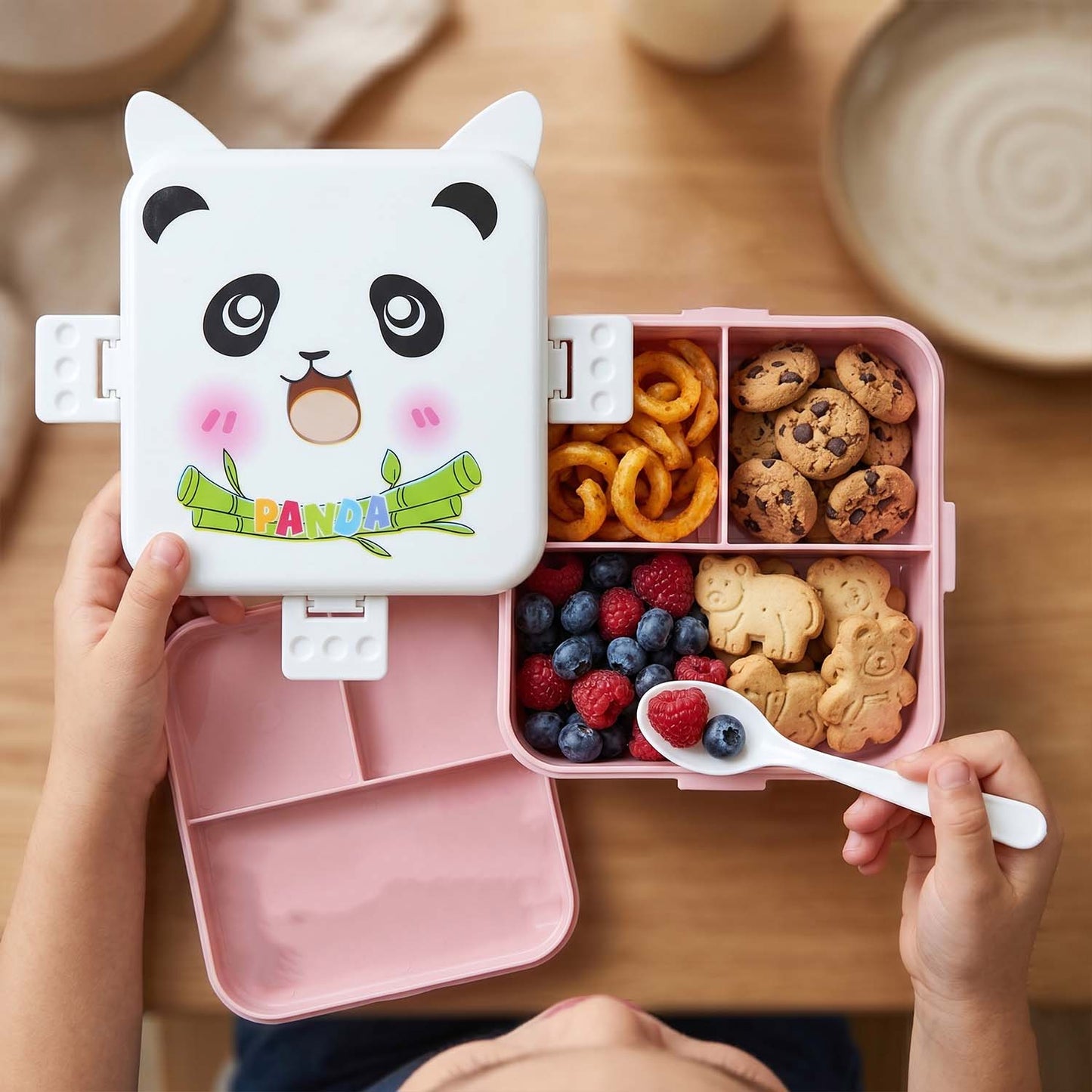 kids lunch box with compartments
