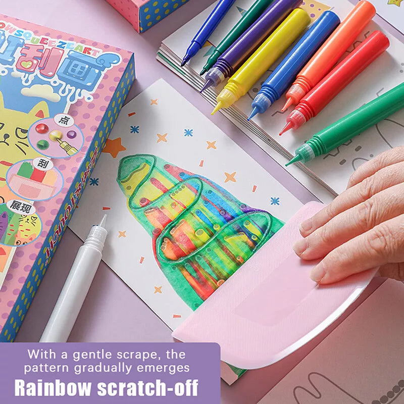 Rainbow Dot Painting Art Kit |🔥FLAT 50% SAVING🔥