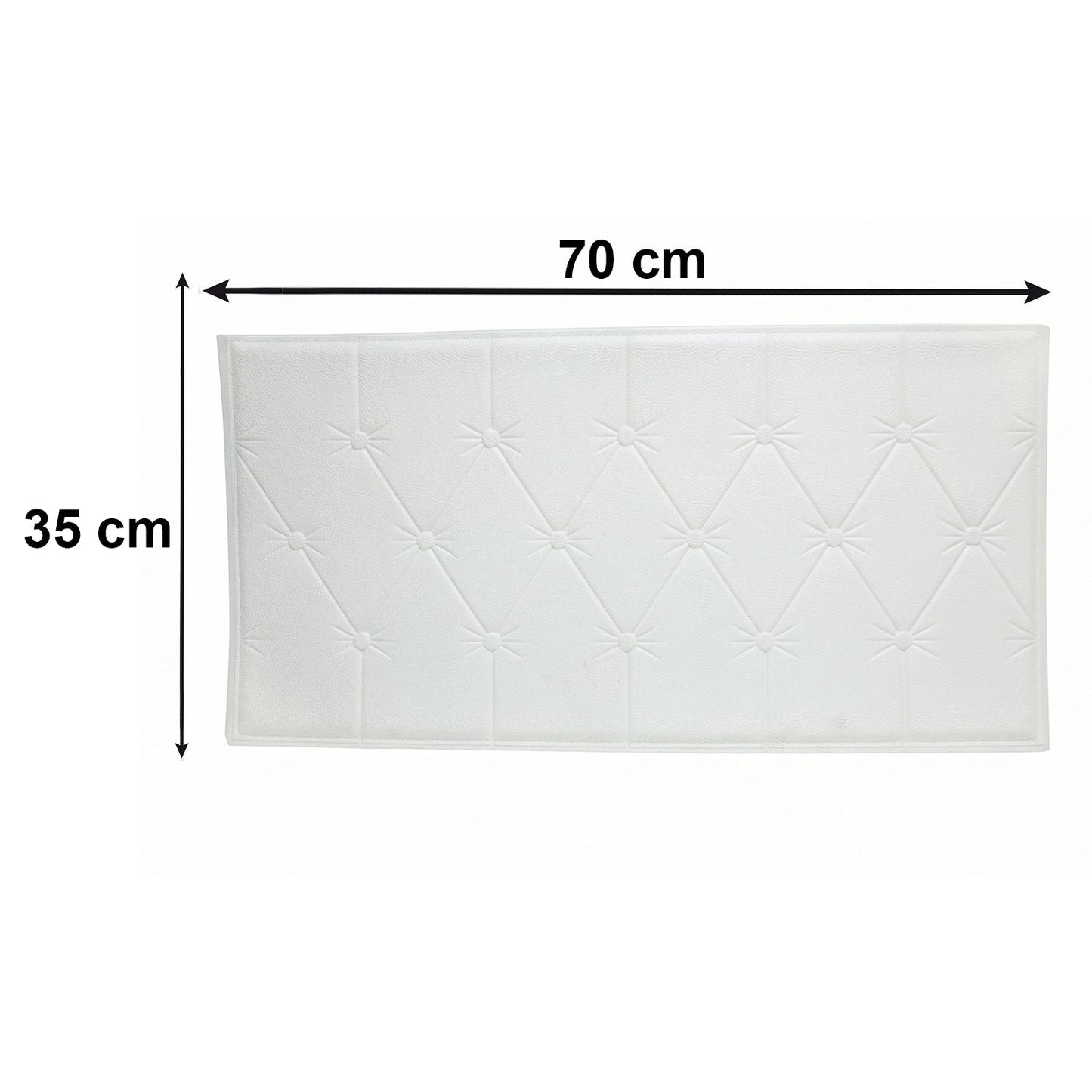 bedroom decorative foam wall tile white